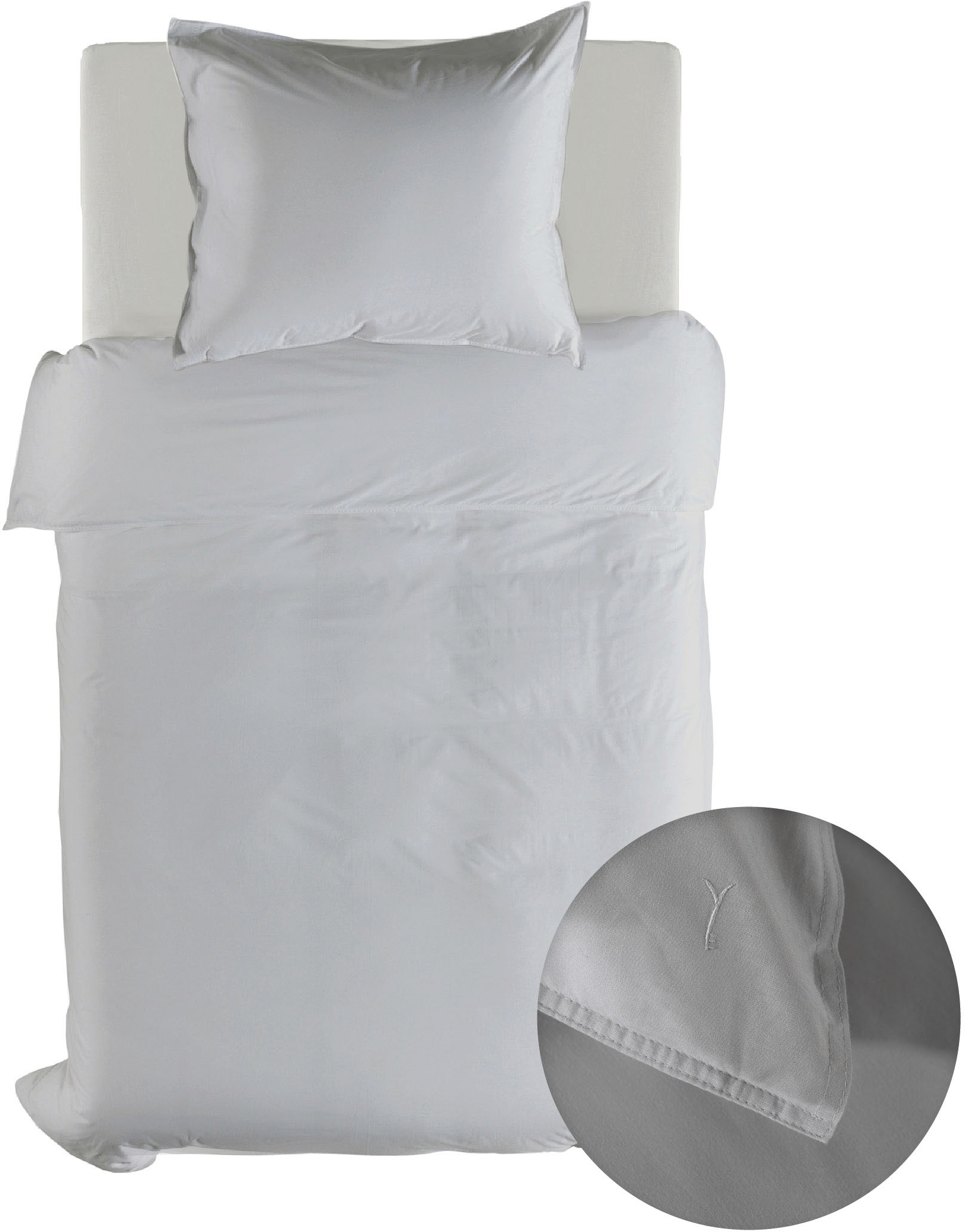 YELLOW Bettwäsche "Suite-Nairobi" 2 Stk. tlg. Bettwäsche aus 100% Baumwolle, hochwertige Washed Cotton von Yellow