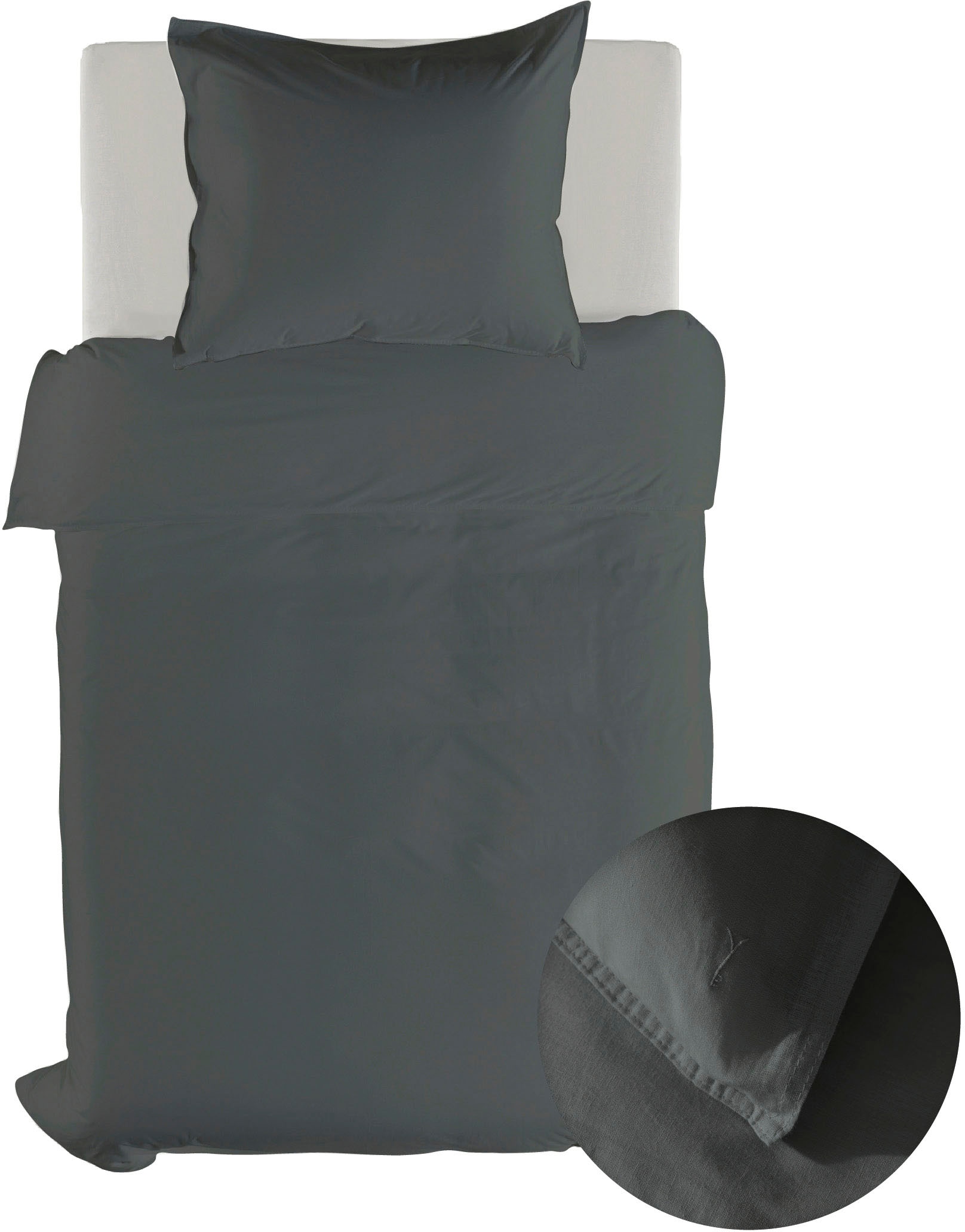 YELLOW Bettwäsche "Suite-Saint-Tropez" 2 tlg. Bettwäsche aus 55% Leinen und 45% Baumwolle, hochwertiges Perkal von Yellow