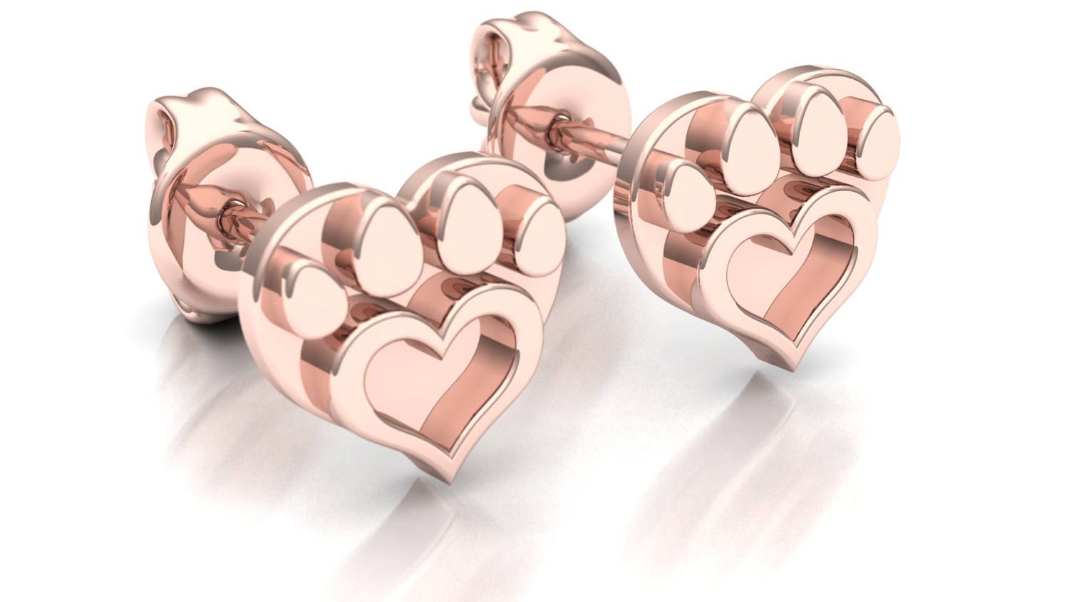 Winzige Liebenswerte Welpenpfoten-Ohrringe Aus 100% Recyceltem 14K Gold, Memory Maker, 1.rettung, Pflegeelternteil, Welpenliebe. Pfote Winzige Liebenswerte Welpenpfoten-Ohrringe Aus 100% Recyceltem 14K Gold, Memory Maker, 1.rettung, Pflegeelternteil, Welpenliebe. Pfote von YellowCanaryDTLA