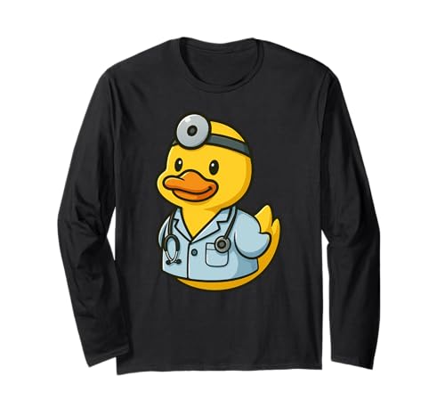 Gelbe Ente Doktor Tierliebhaber Zoo Jungen Mädchen Kinder Langarmshirt Gelbe Ente Doktor Tierliebhaber Zoo Jungen Mädchen Kinder Langarmshirt von YellowDuckAxis