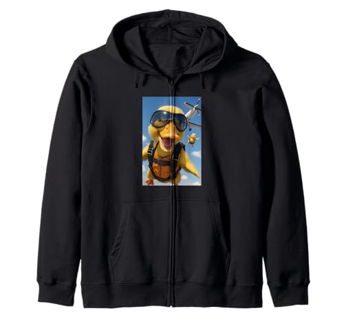 Gelbe Ente Sky Diving Diver Animal Lover Zoo Boys Girls Kid Kapuzenjacke Gelbe Ente Sky Diving Diver Animal Lover Zoo Boys Girls Kid Kapuzenjacke von YellowDuckAxis1