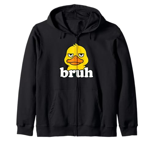 Lustige gelbe Ente Bruh Meme Humor Tierliebhaber Jungen Mädchen Kapuzenjacke Lustige gelbe Ente Bruh Meme Humor Tierliebhaber Jungen Mädchen Kapuzenjacke von YellowDuckAxis1