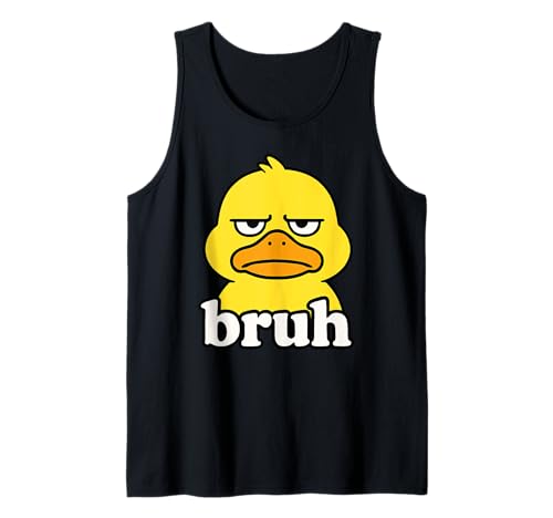Lustige gelbe Ente Bruh Meme Humor Tierliebhaber Jungen Mädchen Tank Top Lustige gelbe Ente Bruh Meme Humor Tierliebhaber Jungen Mädchen Tank Top von YellowDuckAxis1