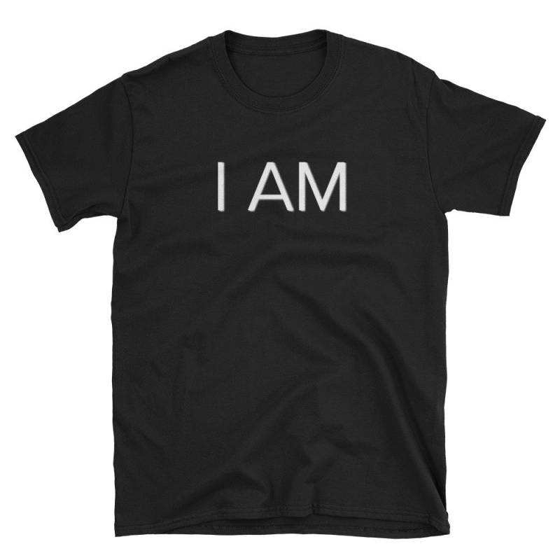 Kurzärmeliges Unisex I Am T-Shirt von YellowPcock