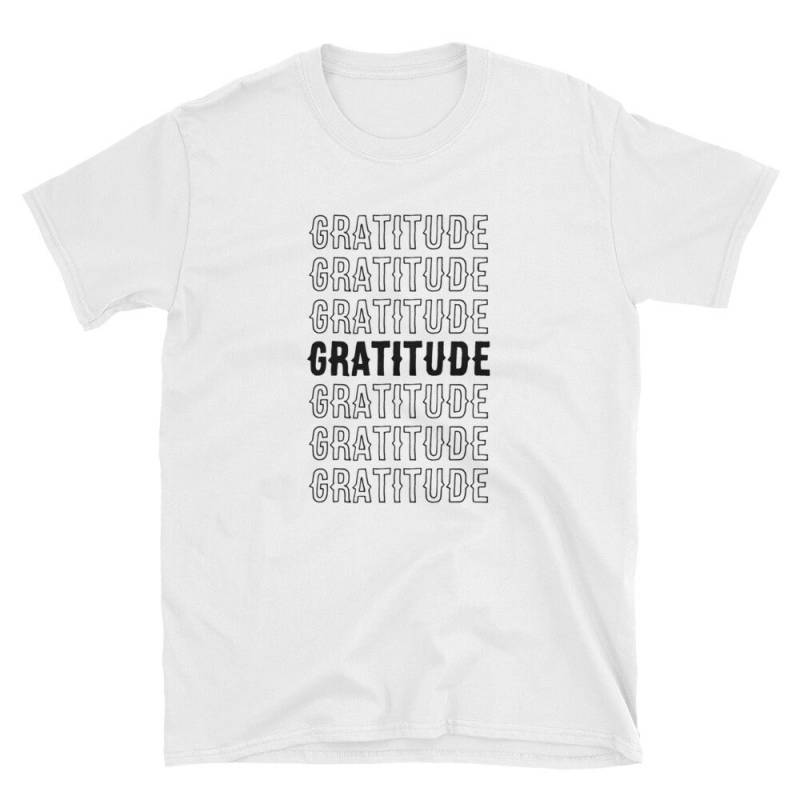 T-Shirt Kurzarm-Unisex Dankbarkeit von YellowPcock