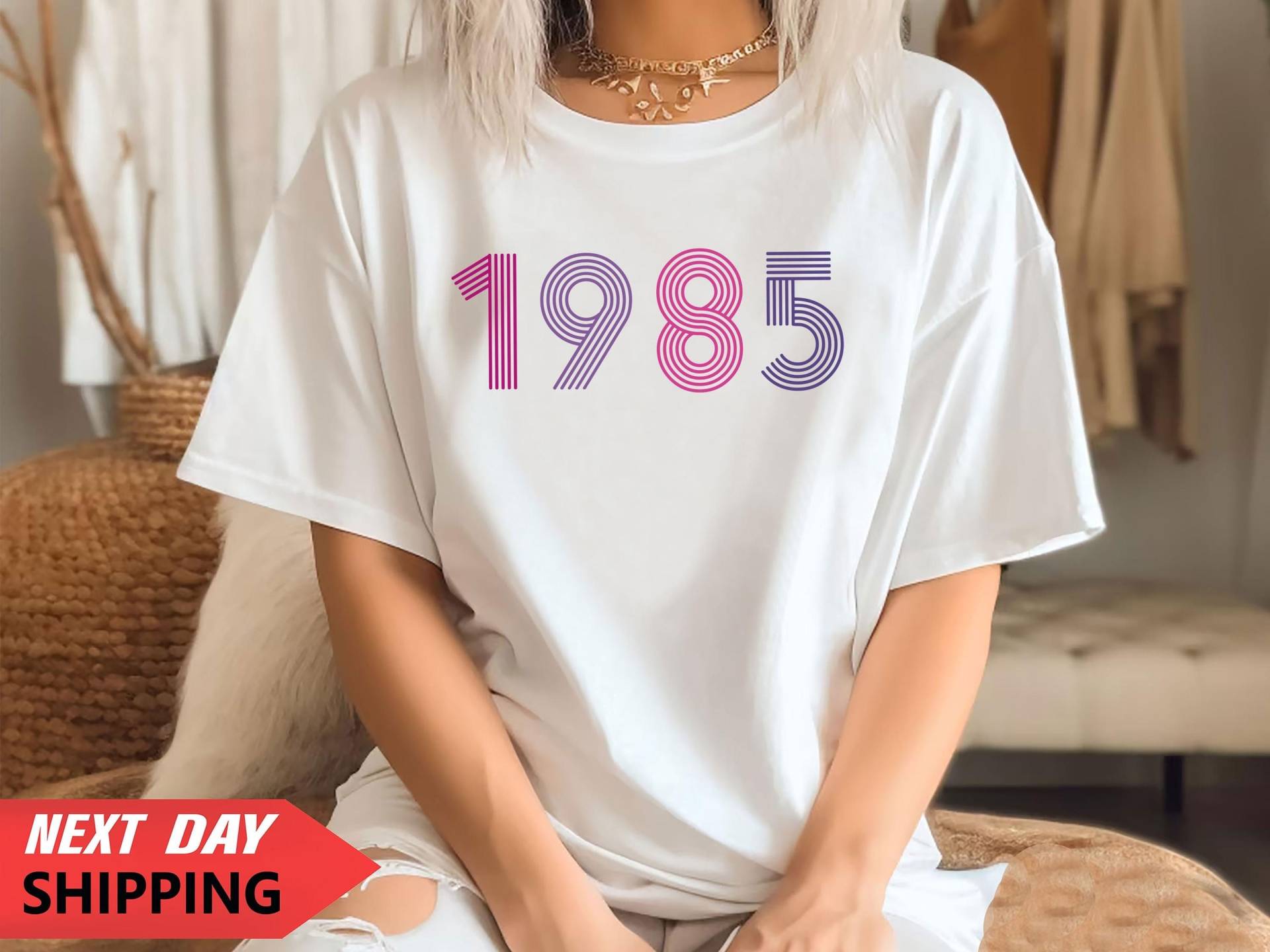 40Er Geburtstag T-Shirt, 1985 Geburtstagsgeschenk Für Frauen, Männer, Geburtstags-T-Shirt 40Er Geburtstag T-Shirt, 1985 Geburtstagsgeschenk Für Frauen, Männer, Geburtstags-T-Shirt von YellowPearlCrafts