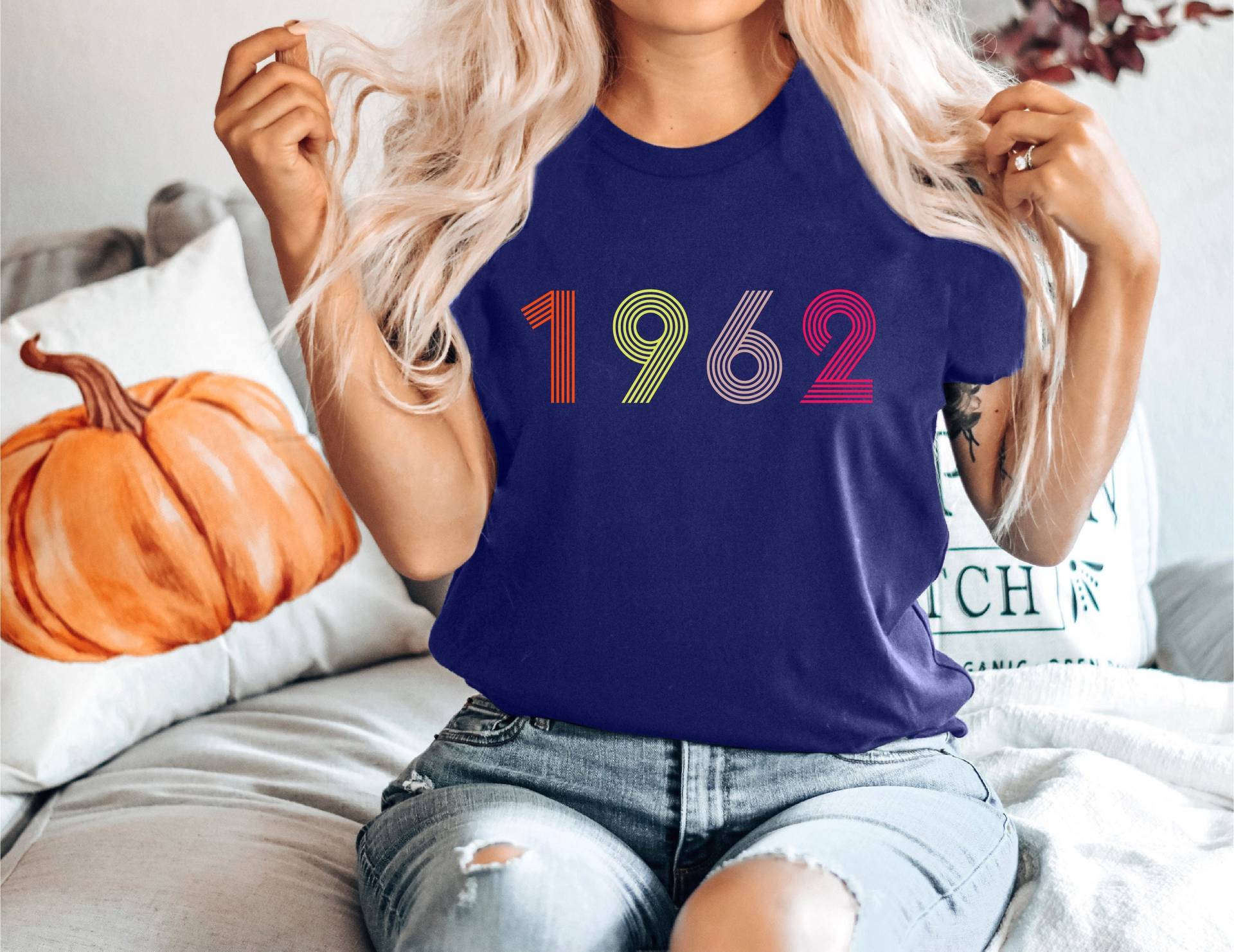 60. Geburtstag T-Shirt, 1962 T-Shirt, Geburtstagsgeschenk Für Frauen, Männer, Limited Edition von YellowPearlCrafts