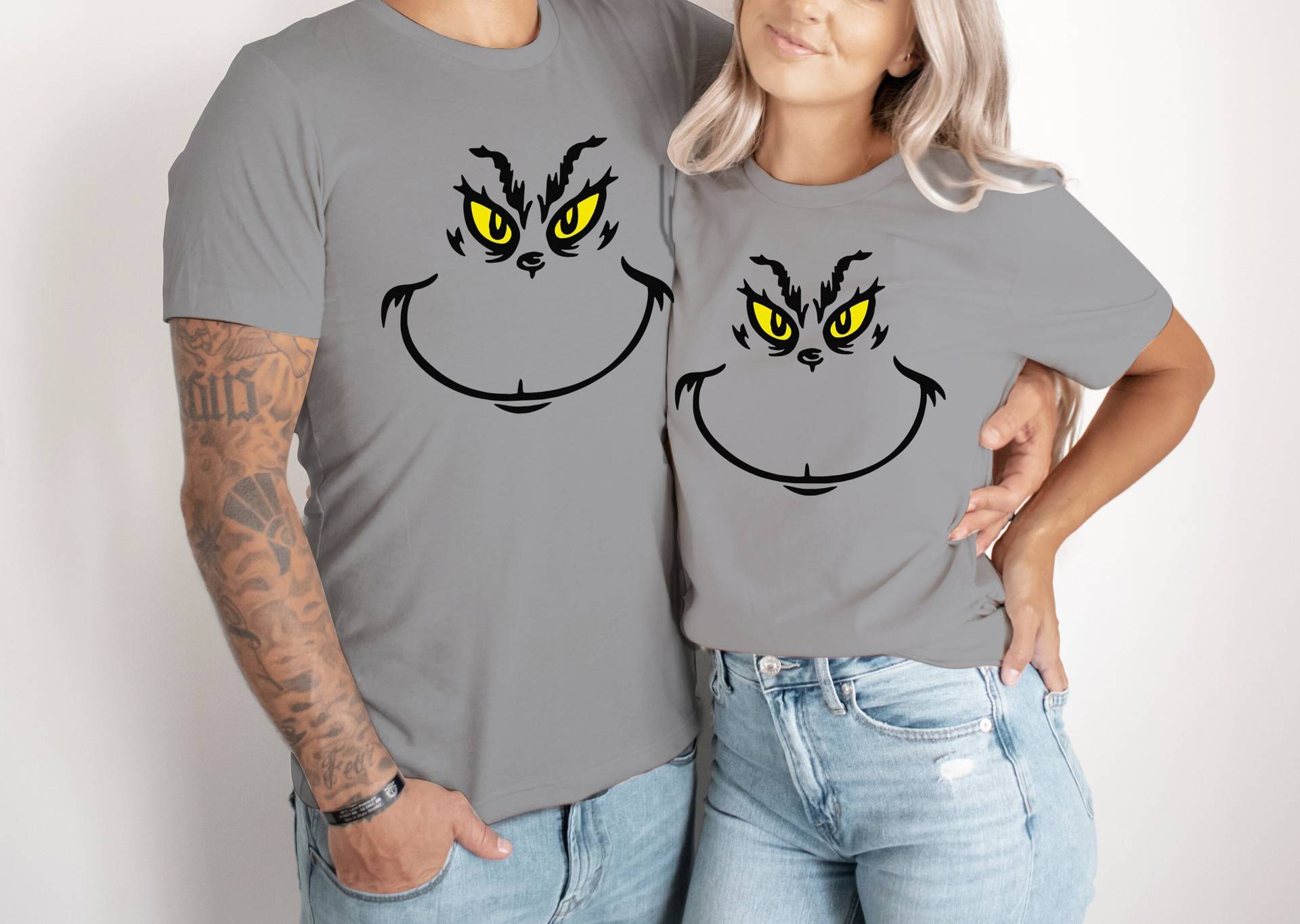 Grinch T Shirt, Weihnachtshemd, Süßes Feiertagshemd, Frauenweihnachtshemd, Weihnachtshemden Für Frauen von YellowPearlCrafts