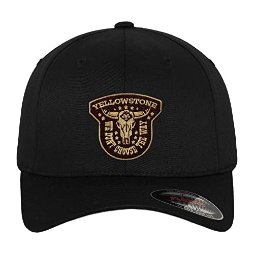 Yellowstone Offizielles Lizenzprodukt We Don't Choose The Way Flexfit Cap (Schwarz), Groß/X-Large von Yellowstone