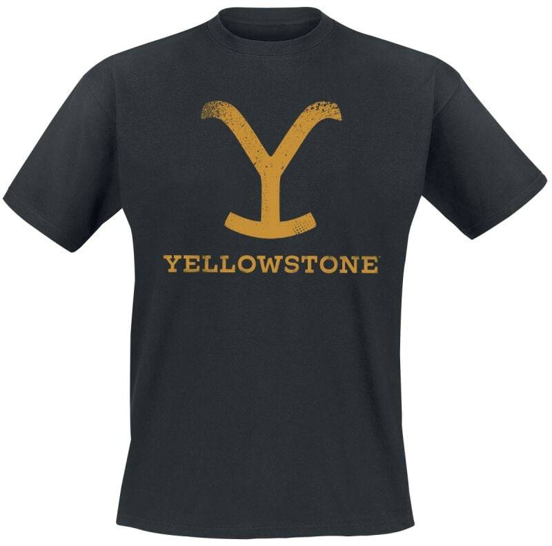 Yellowstone T-Shirt - S bis XXL - für Männer - Größe M - schwarz  - Lizenzierter Fanartikel von Yellowstone