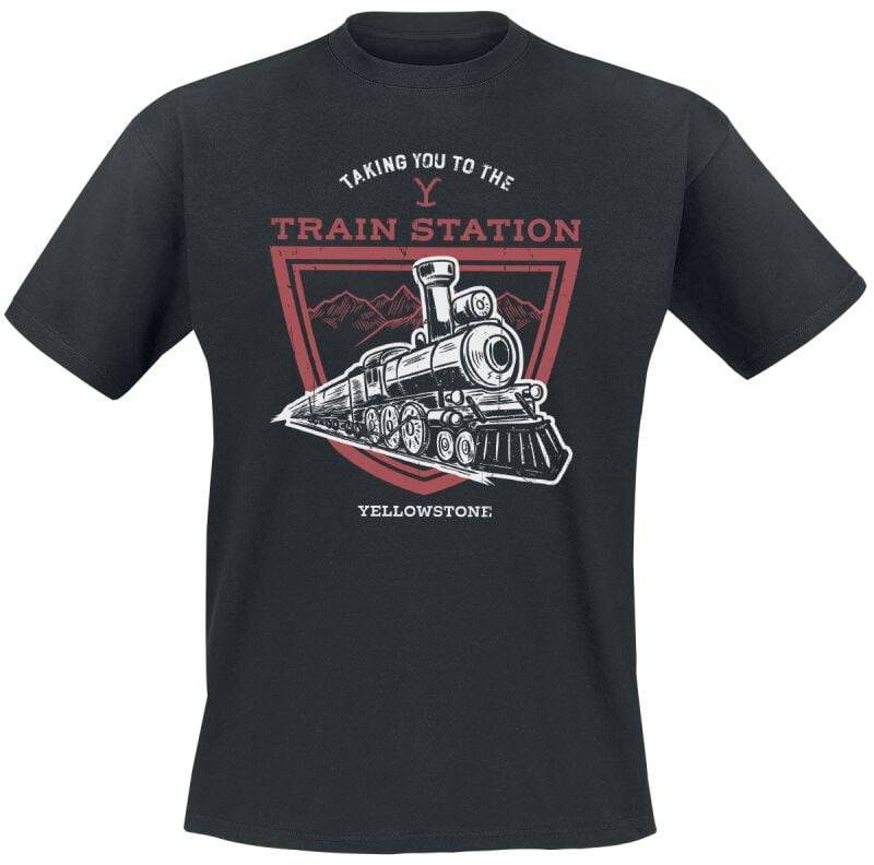 Yellowstone Taking You To The Train Station T-Shirt schwarz in L von Yellowstone