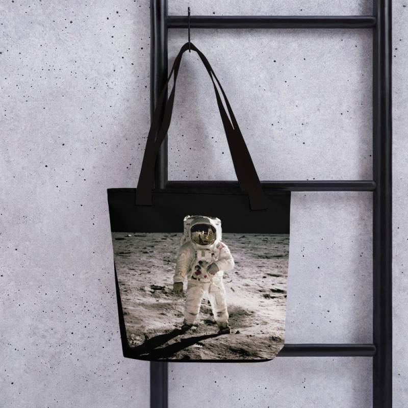 Mondlandung Foto Tragetasche, Buzz Aldrin, Nasa Apollo 11 von YeloPomeloHipsters