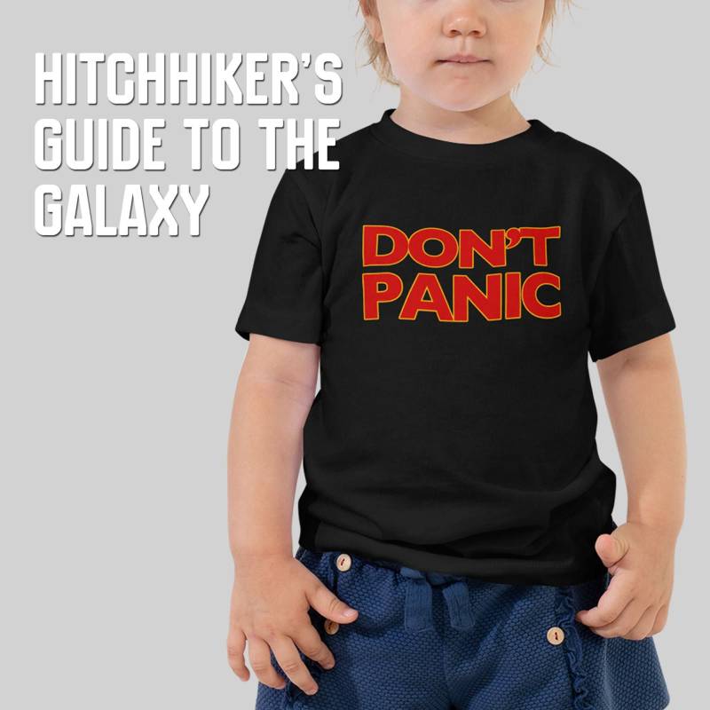 Per Anhalter Durch Don't Panic Kleinkind Tees Und Baby Bodys von YeloPomeloHipsters