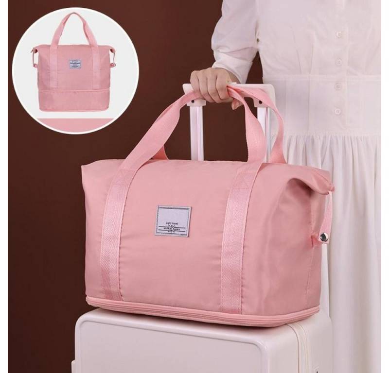 Yemaster Reisetasche Twill-Verbundstoff Reisetasche mit 40% Erweiterung (Leichte Handtasche für Business, Fitness & Reise mit Trocken-/Nass-Trennung) von Yemaster