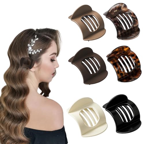 Entenschnabel-Haarspangen, flache Haarklammern für Damen, bequemes Haar-Accessoire für den täglichen Gebrauch, stilvolle Entenschnabel-Haarspange für feines oder dickes Haar, perfekt für Arbeit, Yoga von YenMzx