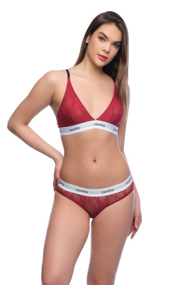 Yenita® Set: Soft-BH (2-tlg) aus zarter Spitze von Yenita®