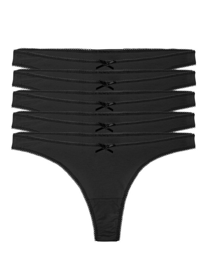 Yenita® String (5-St) in weicher Baumwoll-Stretchqualität von Yenita®