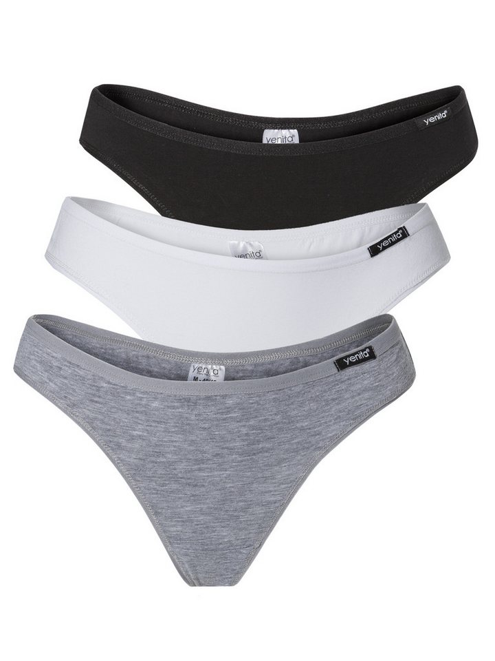 Yenita® String Modern-Collection (3-St) in angenehmer Baumwoll-Stretchqualität von Yenita®