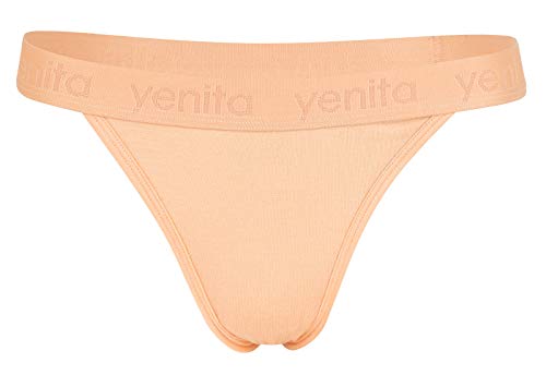 Yenita Bambus Damen Unterwäsche, String Tanga, Peach, Gr. S Yenita Bambus Damen Unterwäsche, String Tanga, Peach, Gr. S von Yenita