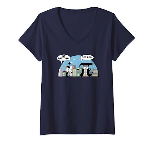 Damen Be Rational Get Real T-Shirt - Lustiges Mathematik-Wortspiel T-Shirt mit V-Ausschnitt Damen Be Rational Get Real T-Shirt - Lustiges Mathematik-Wortspiel T-Shirt mit V-Ausschnitt von YeoYs Funny Mathematics Pun TShirt Gifts