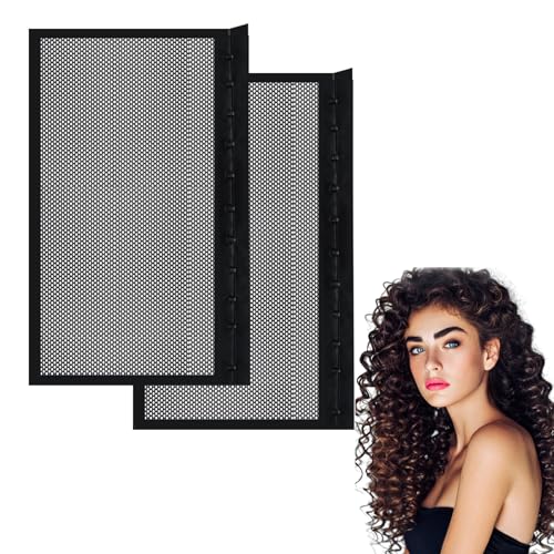 Yeomju 2 Stück Lock Haarstrecker Haarnetz zum Schlafen für Lockiges Haar Lockenstrecker zur Vermeidung von Schrumpfung Haarnetz für Mädchen mit Langem Lockigem Haar von Yeomju