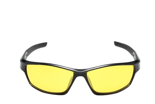 Yeooa Herren-und Damen sonnenbrille polarisiert anti-ultraviolett Sonnenbrille Mode retro rechteckige Sonnenbrille fahren Angeln Wandern Outdoor Sport Sonnenbrille (Eine Größe,Gelb) von Yeooa