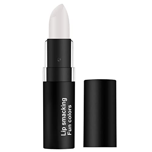 Matte Lippenstift wasserdichte langlebige Samtlippenstift Nicht-Stick-Tasse Nicht verblühren Lip Stick tragbare feuchtigkeitsspendende Lippenstifte Lipgloss für Halloween-Make-up White, Lip Stick von Yeory