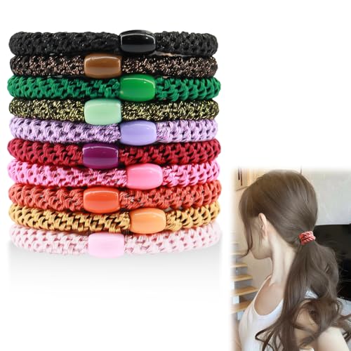 Yeria 10pcs Haargummis für Mädchen,Mehrfarbige Geflochtene Elasitc Hair Tie,Hochwertiges Elastisches Haarbänder,Mode Haargummis für Frauen,Mädchen und Kinder Yeria 10pcs Haargummis für Mädchen,Mehrfarbige Geflochtene Elasitc Hair Tie,Hochwertiges Elastisches Haarbänder,Mode Haargummis für Frauen,Mädchen und Kinder von Yeria