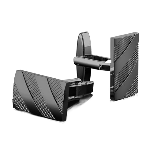 Manschettenknöpfe Herren, Hochwertige Manschettenknöpfe für Herren in Silber mit Geschenkbox - Elegant und stilvoll für Hochzeit, Business und formelle Anlässe von Yerozhui