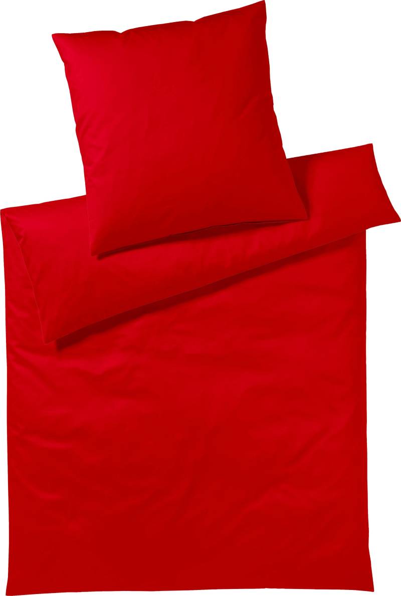 Yes for Bed Bettwäsche "Pure & Simple Uni in Gr. 135x200, 155x220 oder 200x200 cm" 3 Stk. tlg. Bettwäsche aus Baumwolle, zeitlose Bettwäsche mit seidigem Glanz von Yes For Bed