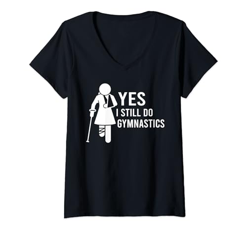 Damen Yes I Still Do Gymnastics Coach Lustige Turnerin Damen T-Shirt mit V-Ausschnitt Damen Yes I Still Do Gymnastics Coach Lustige Turnerin Damen T-Shirt mit V-Ausschnitt von Yes I Still Do Gymnastics Coach Funny Gymnast