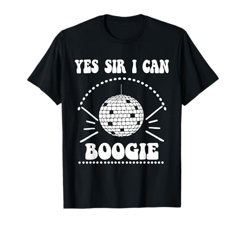 Yes Sir I Can Boogie Shirt,70s 80s Disco Shirts for Women T-Shirt Yes Sir I Can Boogie Shirt,70s 80s Disco Shirts for Women T-Shirt von Yes Sir I Can Boogie Disco Shirts for Couples,Men