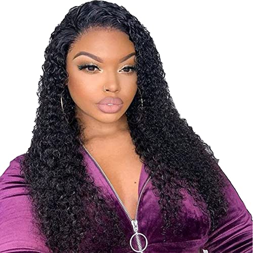 YesJYas Perucken Echthaar Lace Front Wig 150% Density 13x4x1 Middle Part Lace Front Wig Pre Plucked Brazilian Virgin Hair With Baby Hair Natural Color For Women 22 Zoll von YesJYas