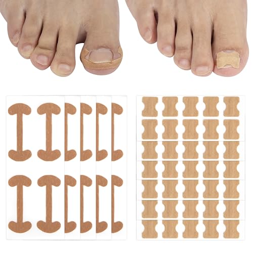 Yesaler Eingewachsene Zehennägel Aufkleber Zehennägel Korrektur Patch Zehennagel Elastische Patch für Eingewachsene Fußnägel 80 Stück von Yesaler