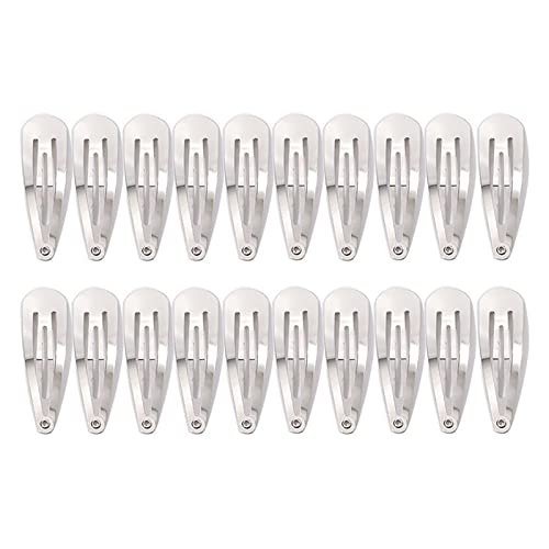 20 Stück Haarspangen Metall Einfache Haarspangen Party Haarnadel Legierung Silber Haarklammer Mädchen Frauen von Yeselino