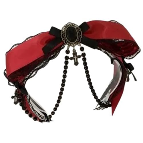 Punk Haarband Trim Band Quasten Bowknot Haar Clip Haar Geflecht Party Barrettes Erwachsene Zubehör Punk Haarband Trim Band Quasten Bowknot Haar Clip Haar Geflecht Party Barrettes Erwachsene Zubehör von Yeselino