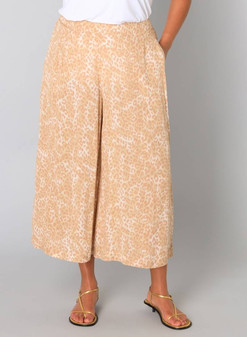 Große Größen Hose Agnetha Essential, Damen, beige, Größe: 48, Viskose, Happy Size DE Women von Yest Curve