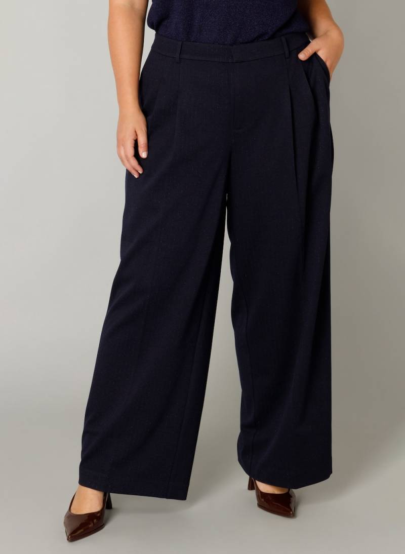 Große Größen Hose Fabiola, Damen, grau, Größe: 48, Polyester/Viskose, Happy Size DE Women von Yest Curve