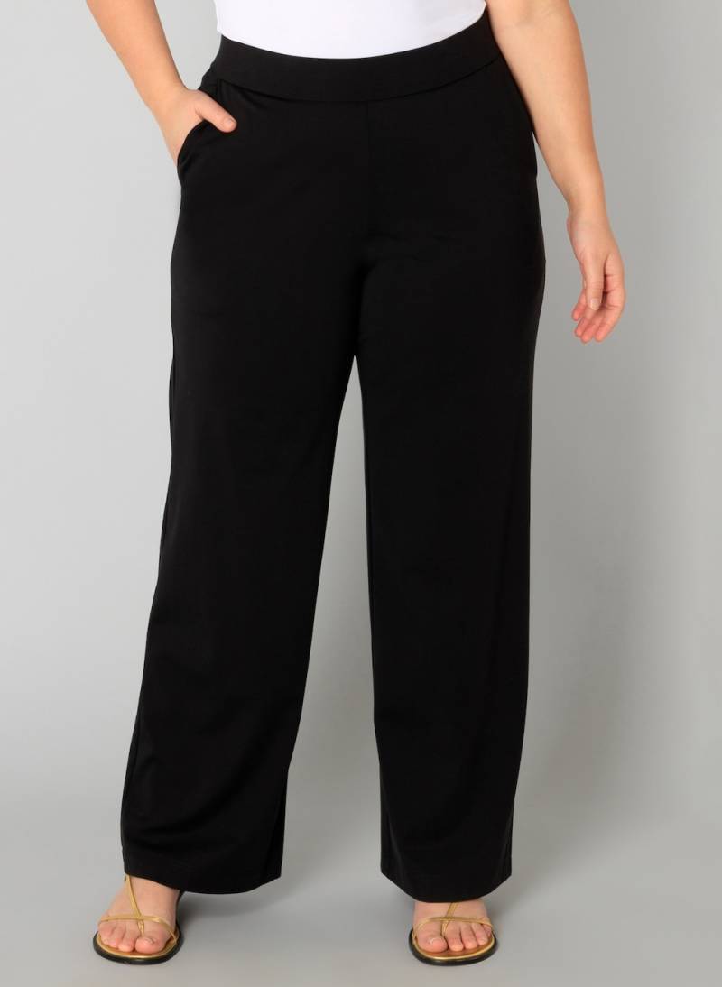 Große Größen Hose Nadeche Essential, Damen, schwarz, Größe: 88, Synthetische Fasern/Nylon, Happy Size DE Women von Yest Curve