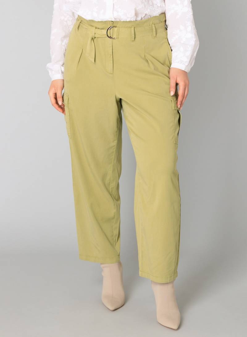 Große Größen Hose Varuna, Damen, grün, Größe: 44, Synthetische Fasern/Baumwolle, Happy Size DE Women von Yest Curve