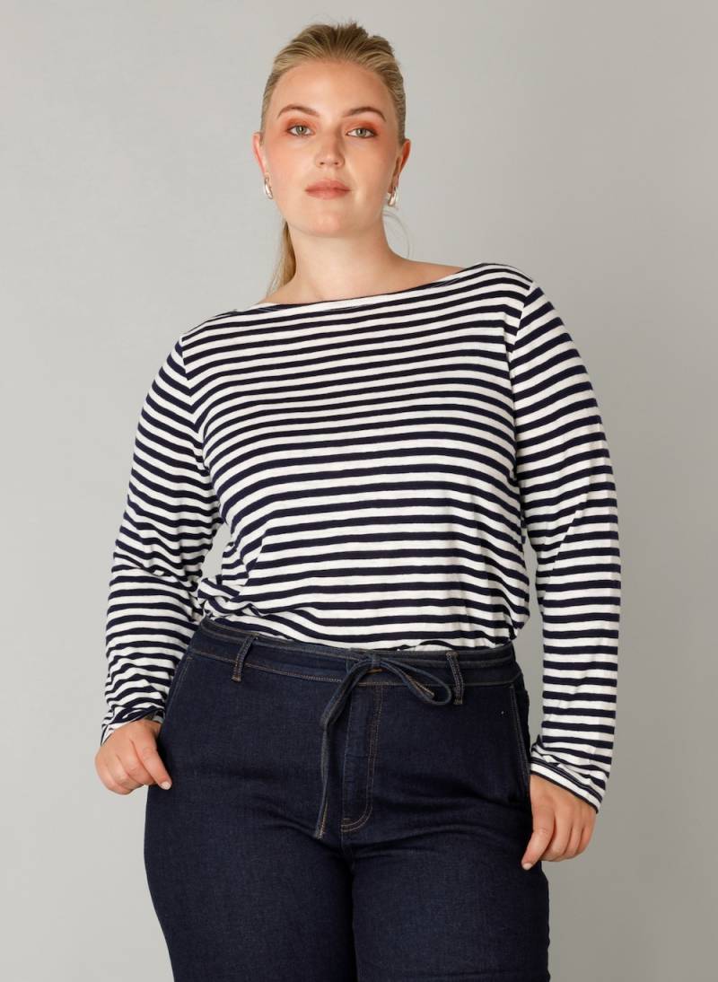 Große Größen Jerseyhemd Fern, Damen, grau, Größe: 46, Polyester, Happy Size DE Women von Yest Curve