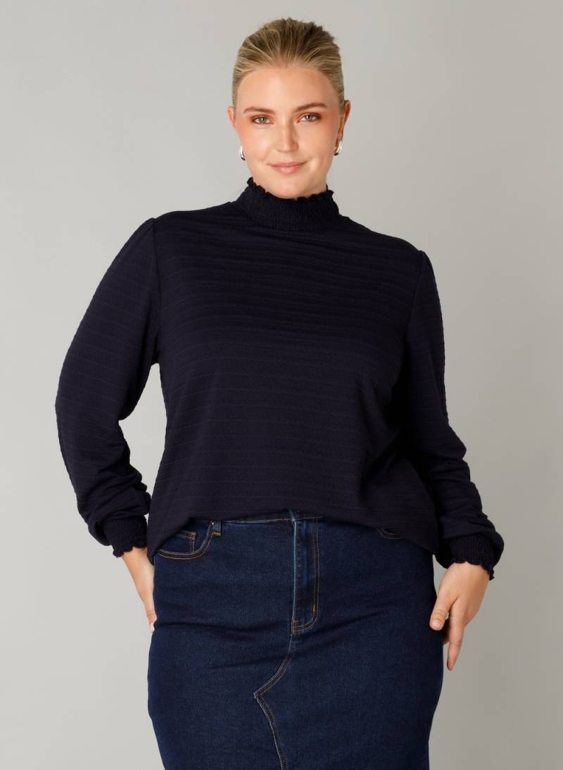 Große Größen Jerseyhemd Veroniek Essential, Damen, grau, Größe: 54, Polyester/Viskose, Happy Size DE Women von Yest Curve