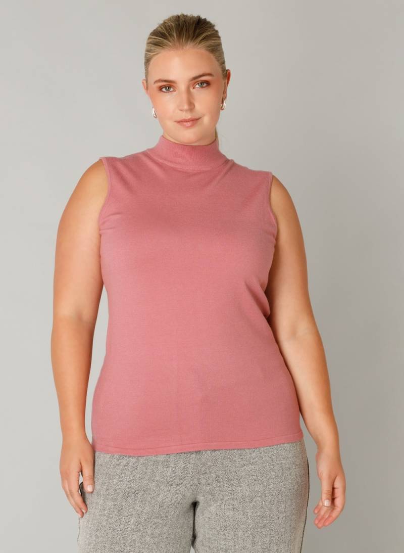 Große Größen Jumper Franka, Damen, rosa, Größe: 44, Polyester/Viskose/Nylon, Happy Size DE Women von Yest Curve