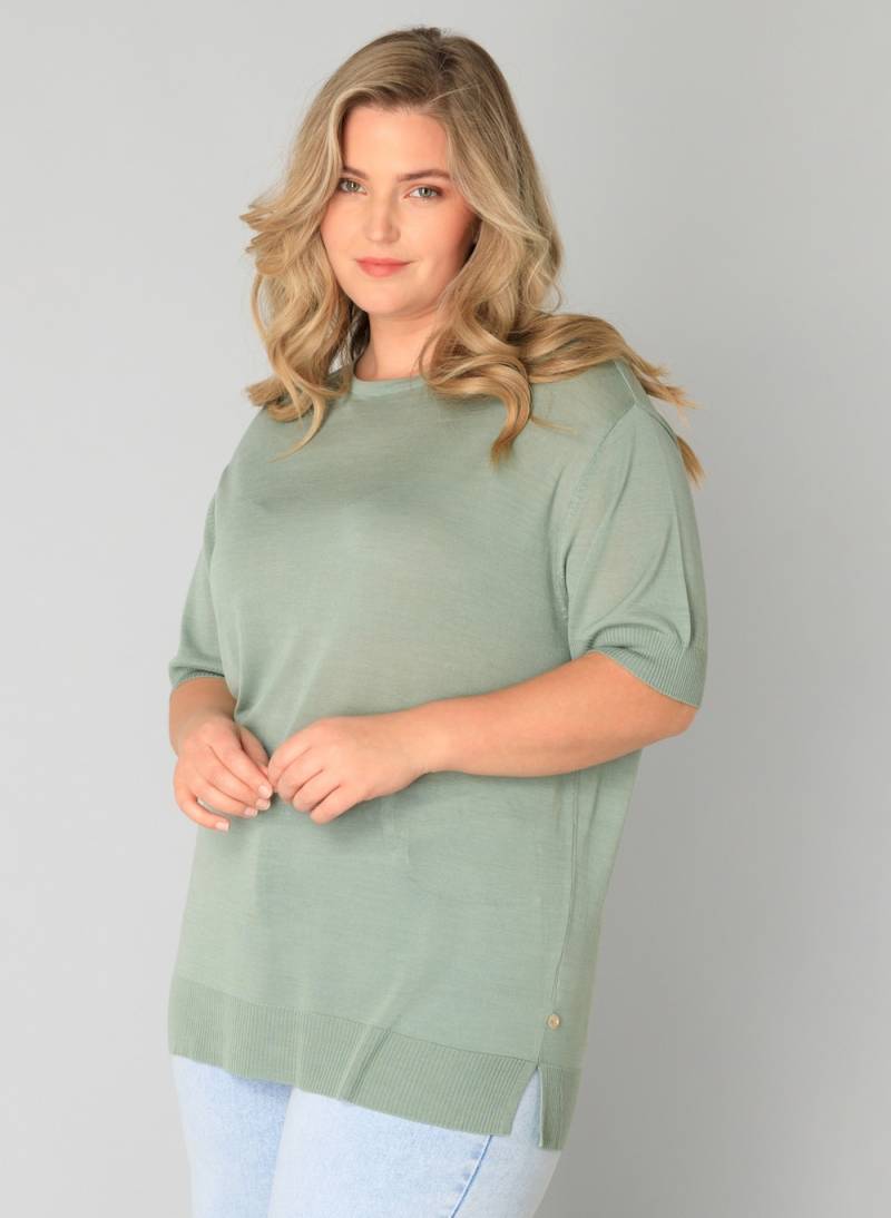 Große Größen Jumper Willemina, Damen, türkis, Größe: 48, Synthetische Fasern, Happy Size DE Women von Yest Curve