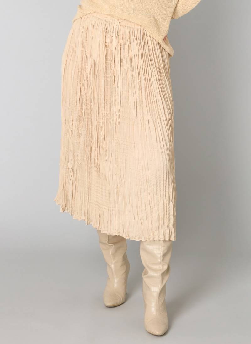 Große Größen Rock Yanne Essential, Damen, braun, Größe: 44, Happy Size DE Women von Yest Curve