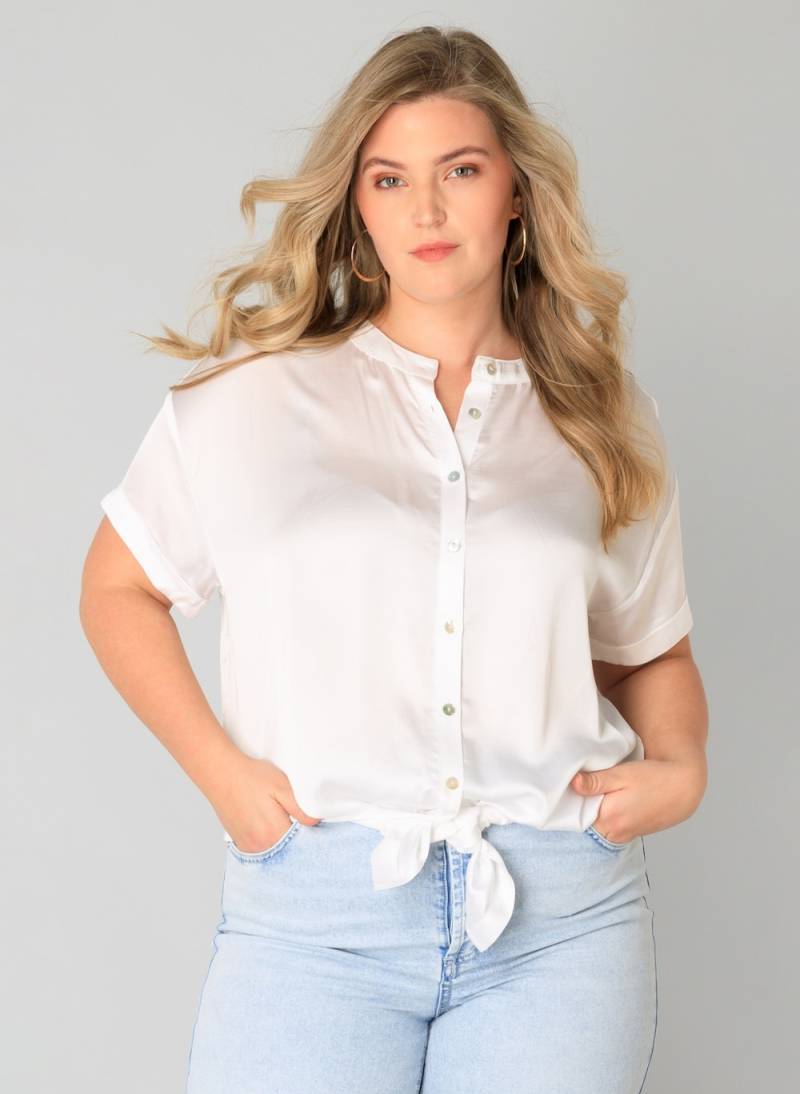 Große Größen Top Wassila, Damen, weiß, Größe: 46, Happy Size DE Women von Yest Curve