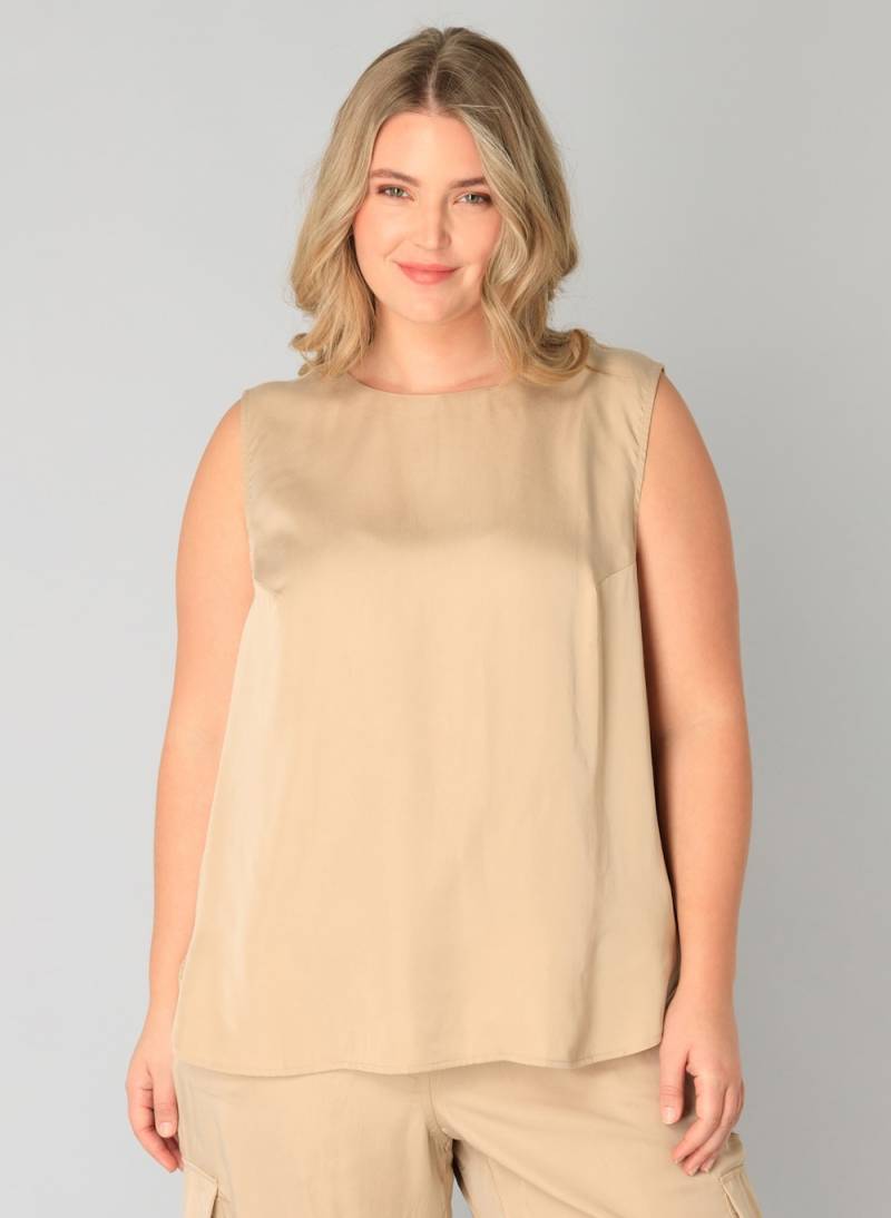 Große Größen Top Wencke, Damen, rosa, Größe: 44, Synthetische Fasern/Viskose, Happy Size DE Women von Yest Curve