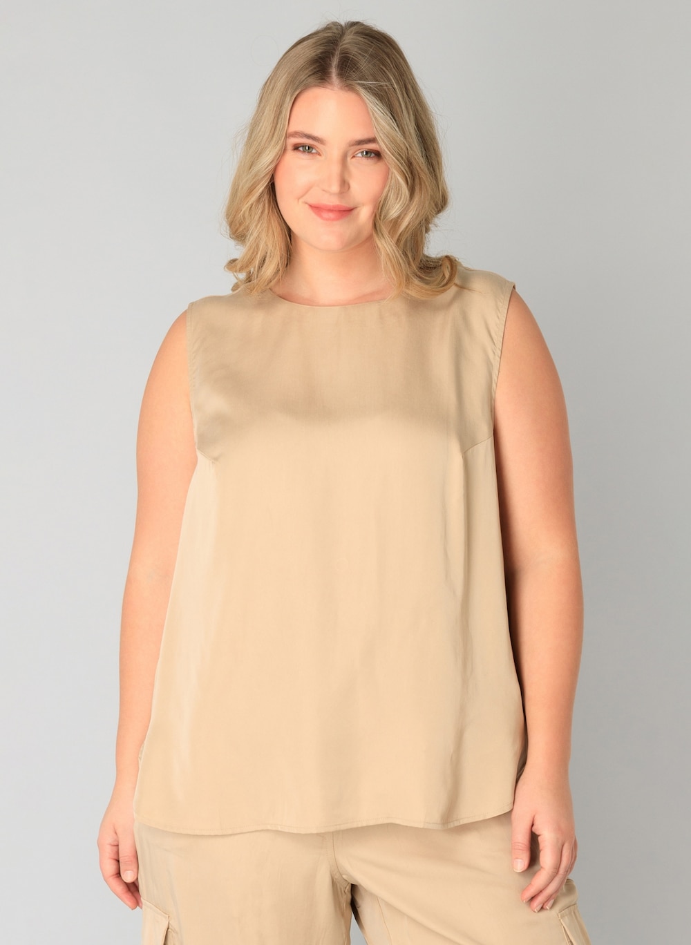 Große Größen Top Wencke, Damen, rosa, Größe: 54, Synthetische Fasern/Viskose, Happy Size DE Women von Yest Curve