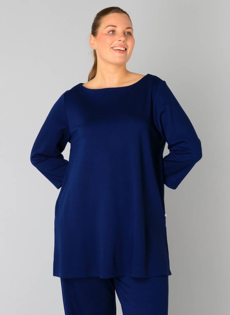 Große Größen Tunika Veera, Damen, blau, Größe: 44, Viskose/Nylon, Happy Size DE Women von Yest Curve