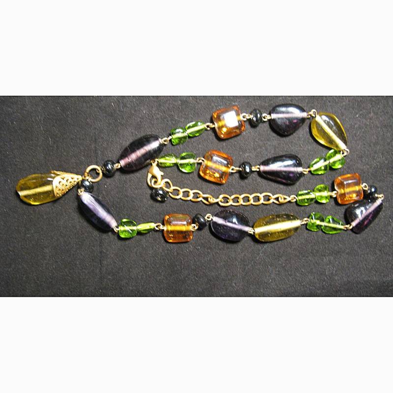 Vintage Moderne Glasperlenkette Vintage Moderne Glasperlenkette von YesterdaysJewelsShop